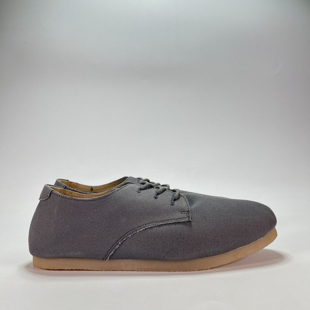 Generic Surplus x Mollusk Grey Canvas Lace Up Low Top Shoes Women's Size 9